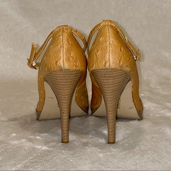 Michael Antonio Platform Peep Toe Ankle Strap Pump - Picture 5 of 9